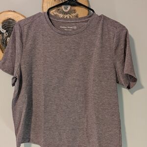 Outdoor Voices Women's Heathered Purple Short Sleeve Tee